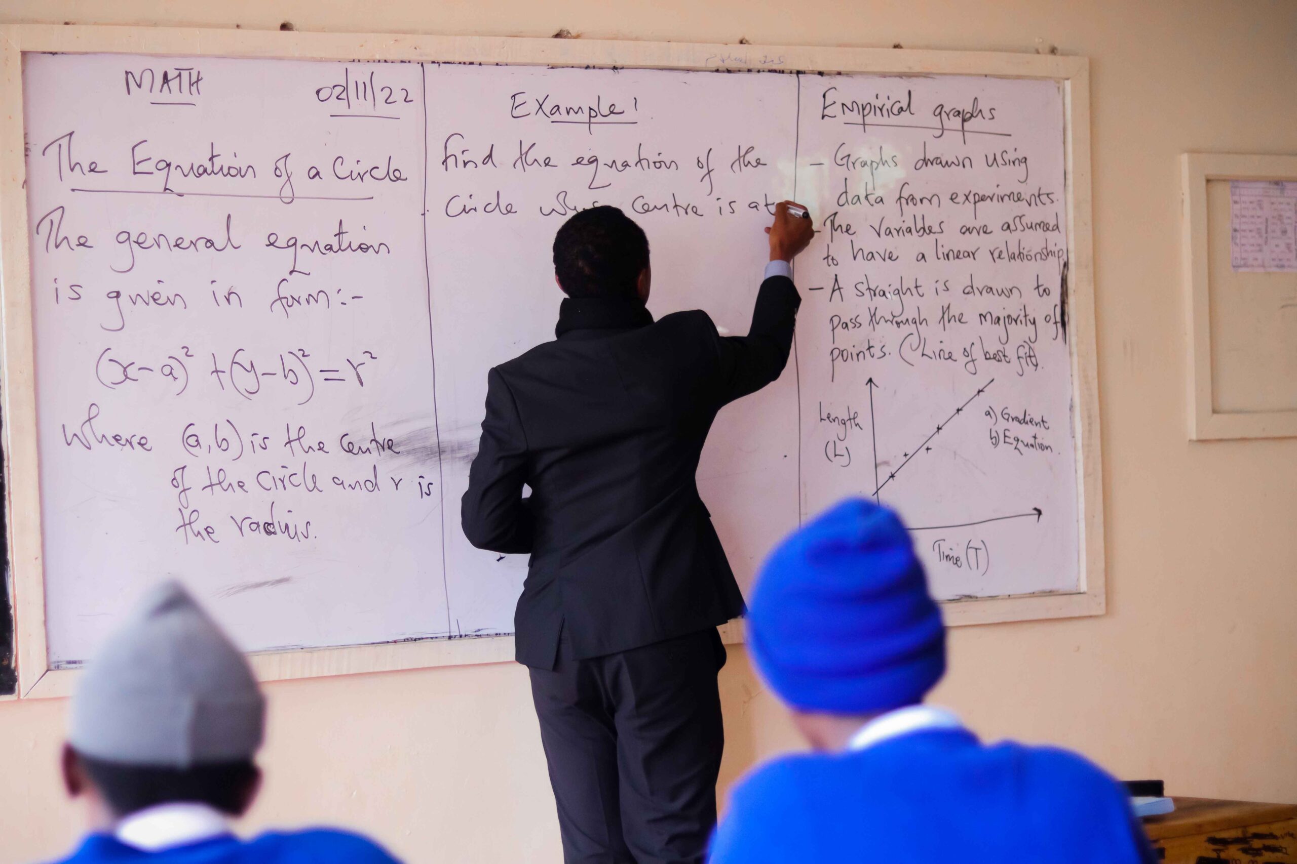 spacious classroom